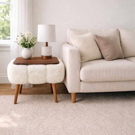 Atelier Del Sofa Papatya Mesa Lateral Blanca